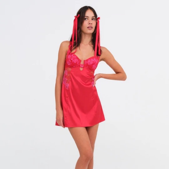 For Love and Lemons Cordelia Slip Dress - Picture 1 of 6